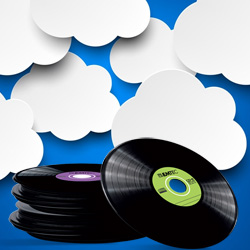 Cloud chmura vinyl winyl