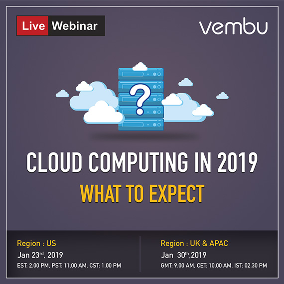 Cloud Computing 2018 Vembu webinar