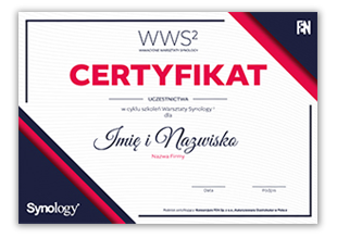 Synology Certyfikat