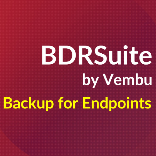 Vembu BDRSuite 5.3 Endpoint backup
