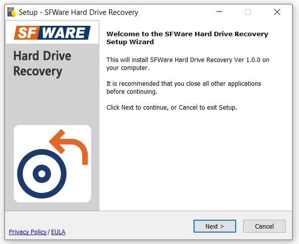 SFWare Hard Drive Recovery