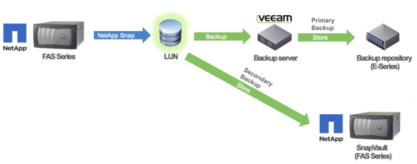 NetApp FAS Veeam backup and Replication 
