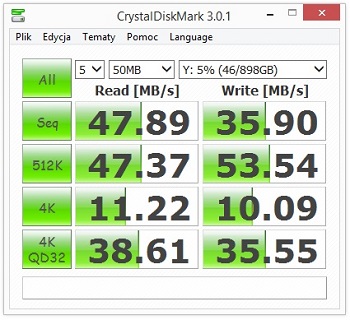 Asustor storage NAS as-304t benchmark