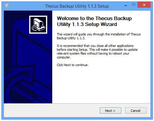 Thecus N2310 backup tools install