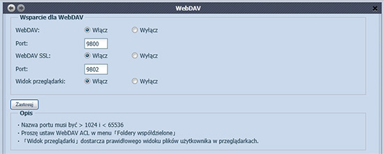 WebDav Thecus N4310