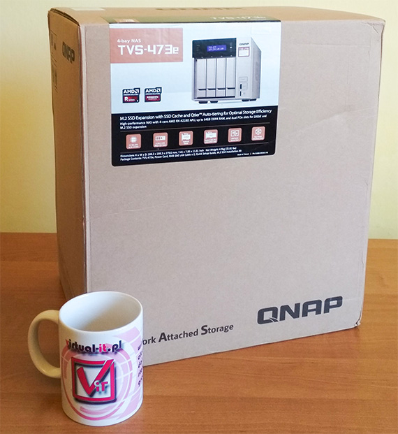 QNAP NAS TVS-473e Box