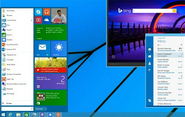 Windows 8.1 Menu Start Build 2014
