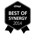 Citrix Best Of Synergy 2014 Award